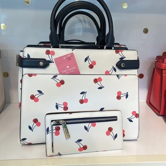 Kate Spade Staci Medium Satchel & Kate Spade Staci Large Slim Bifold Wallet - Picture 3 of 16